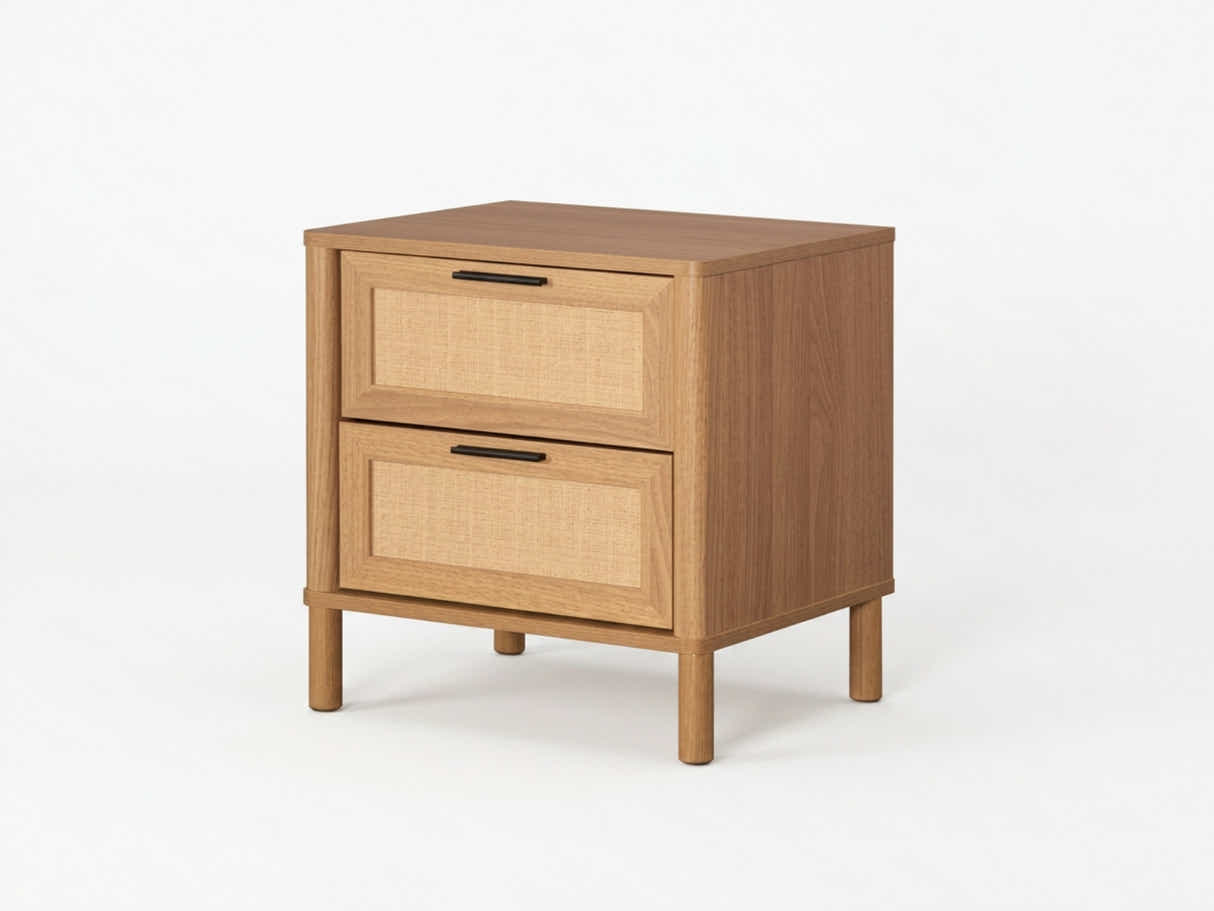 Naturlig Plus 2-Drawer Bedside Table