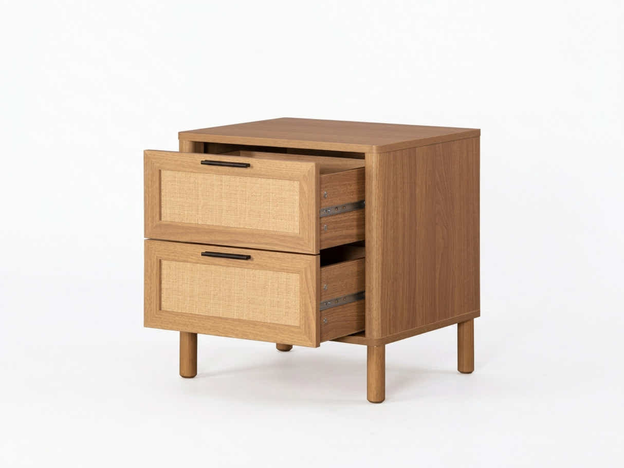 Naturlig Plus 2-Drawer Bedside Table