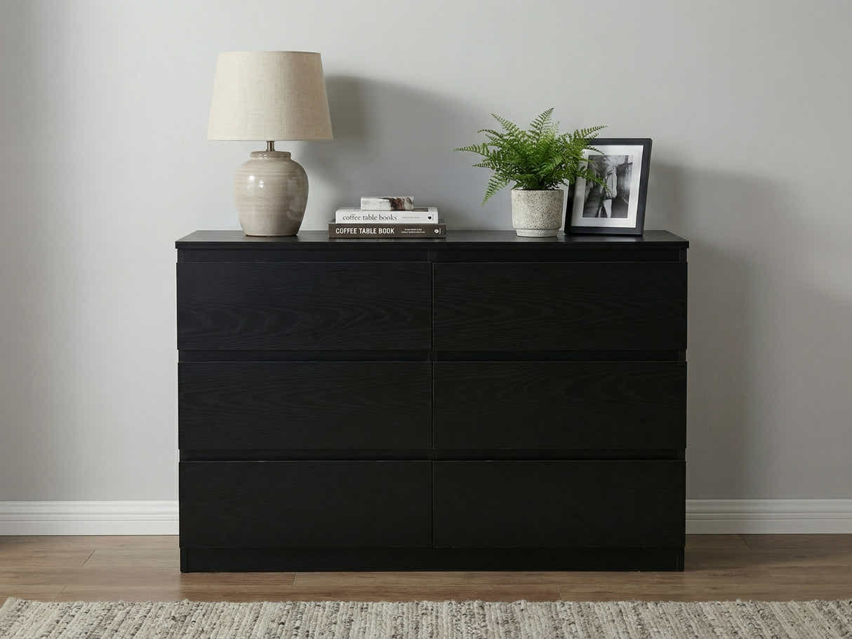 Xclusive 6-Drawer Lowboy