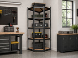 5-Layer Boltless Corner Shelving - Black