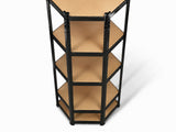 5-Layer Boltless Corner Shelving - Black