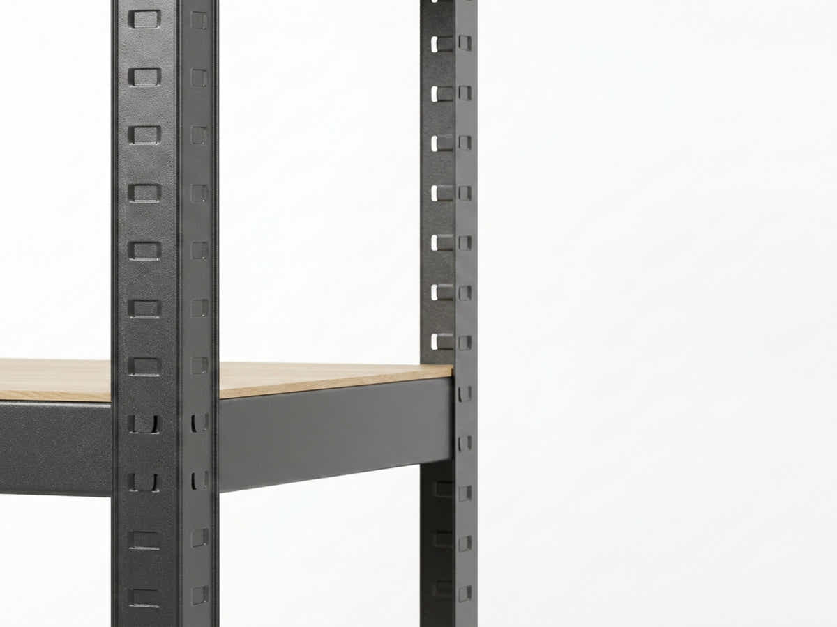 5-Layer Boltless Corner Shelving - Black