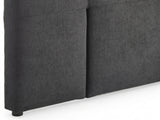 DS Rakel Linen Headboard Black - Queen