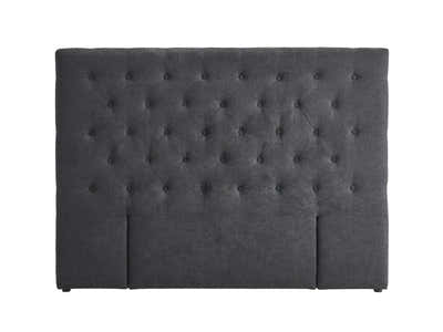 Rakel Linen Headboard Black - King