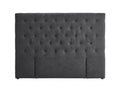 Rakel Linen Headboard Black - King