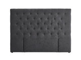 Rakel Linen Headboard Black - King