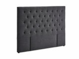 Rakel Linen Headboard Black - King