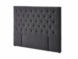 Rakel Linen Headboard Black - King
