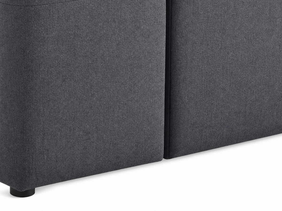 Rakel Linen Headboard Black - King