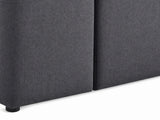 Rakel Linen Headboard Black - King