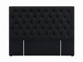 Rakel Velvet Headboard Black- King