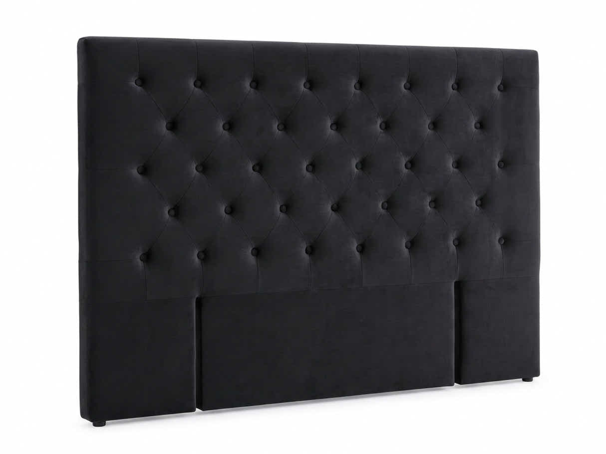 Rakel Velvet Headboard Black- King