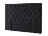 Rakel Velvet Headboard Black- King
