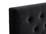 Rakel Velvet Headboard Black- King