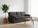 Lincole Corduroy 2-Piece Sofa Set - Dark Grey