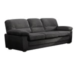 Lincole Corduroy 2-Piece Sofa Set - Dark Grey
