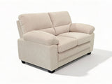 Lincole Corduroy 2-Piece Sofa Set - Beige