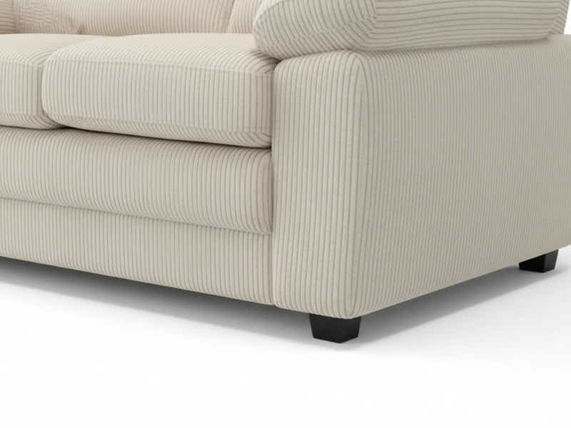 Lincole Corduroy 2-Piece Sofa Set - Beige