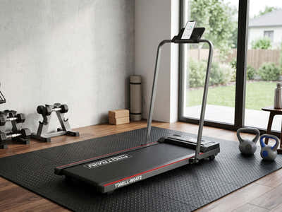 Foldable Walking Treadmill With Handle - 40 cm