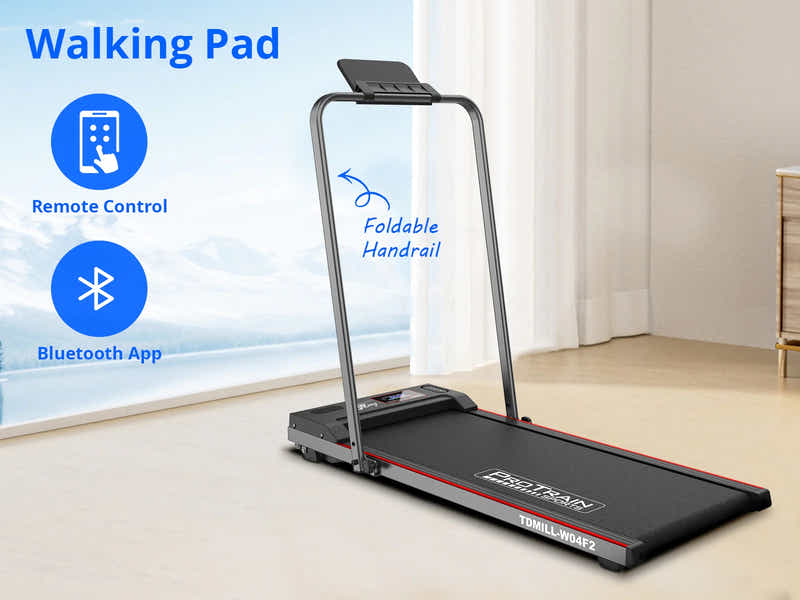 Foldable Walking Treadmill With Handle - 40 cm
