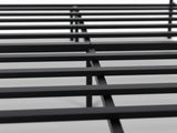 Darcy High Back Metal Bed Frame Black - King