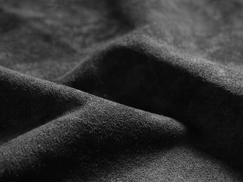 Keren Velvet L-Shape Sofa Bed - Black