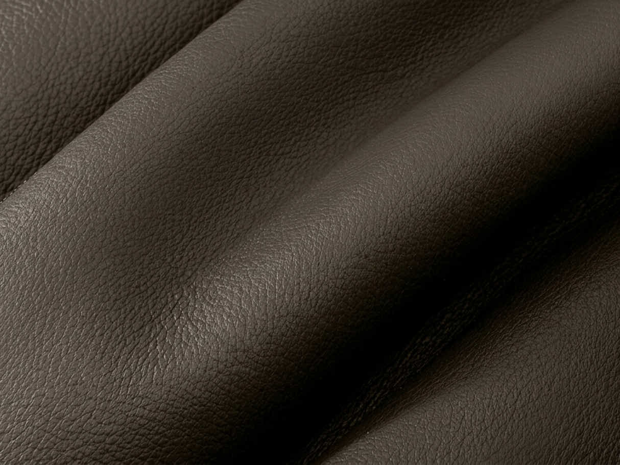 Loriece PU Leather Sofa with Ottoman - Brown