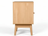 Naturlig Double Storage Bedside Table