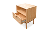 Naturlig Double Storage Bedside Table