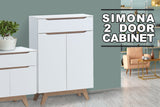 Simona 2 Door Cabinet