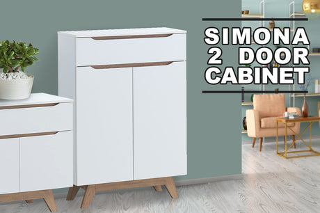 Simona 2 Door Cabinet