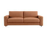 Chenille 3-Piece Sofa Set - Orange