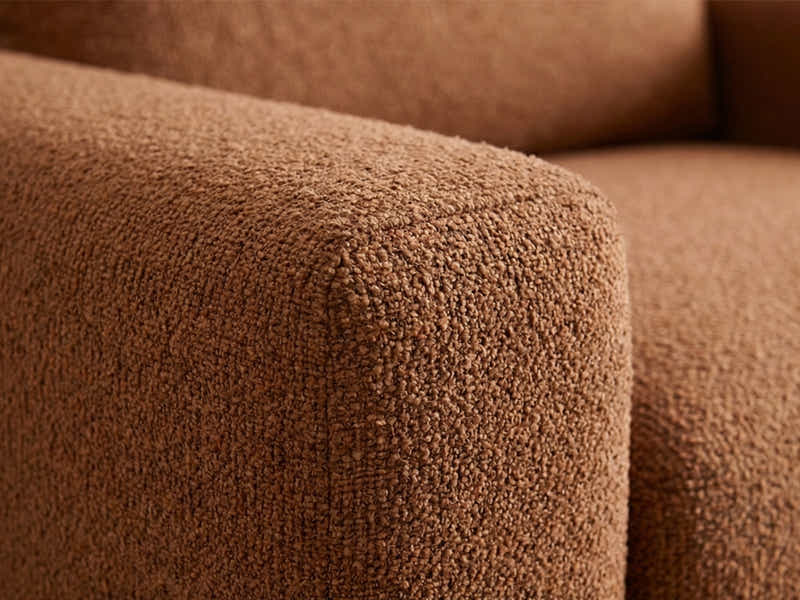 Chenille 3-Piece Sofa Set - Orange