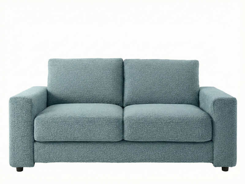 Chenille 3-Piece Sofa Set - Grey Blue