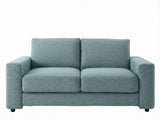 Chenille 3-Piece Sofa Set - Grey Blue