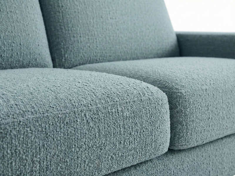 Chenille 3-Piece Sofa Set - Grey Blue