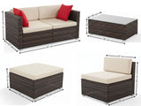 Caelan 5PC Outdoor Sofa Set