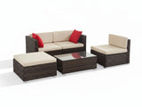Caelan 5PC Outdoor Sofa Set