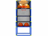 Basketball Arcade Game Electronic Scorer 3 Games Adjustable Kids Blue