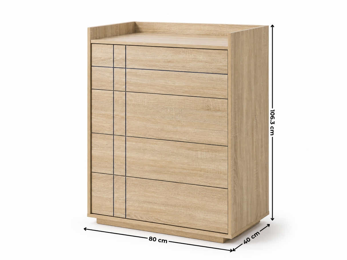 Xclusive Azalea 4-Drawer Tallboy