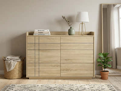 Xclusive Azalea 6-Drawer Lowboy