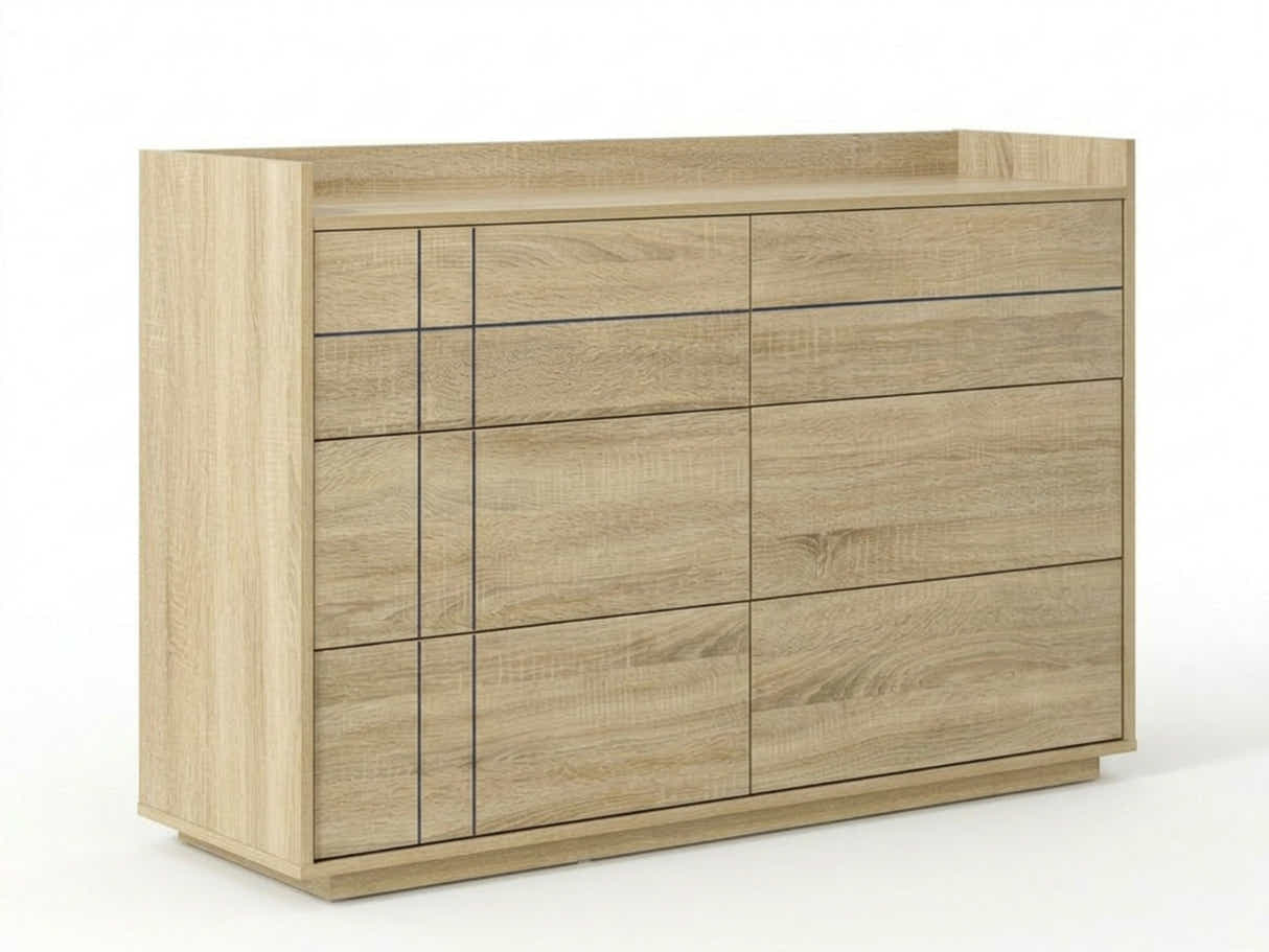 Xclusive Azalea 6-Drawer Lowboy