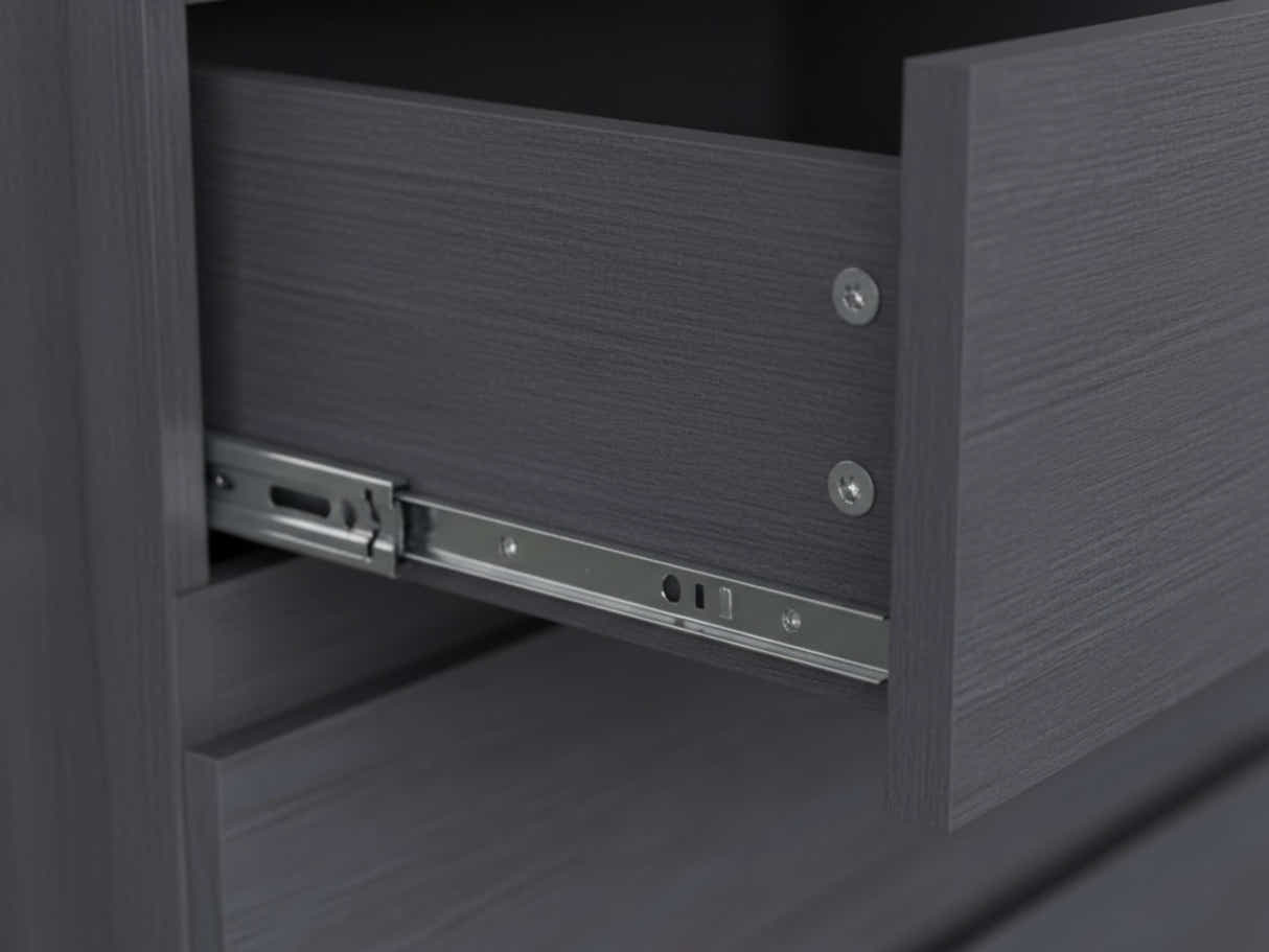 Tiko 4-Drawer Tallboy - Hacienda Black