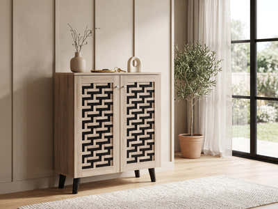 Iris 2-Door Shoe Cabinet