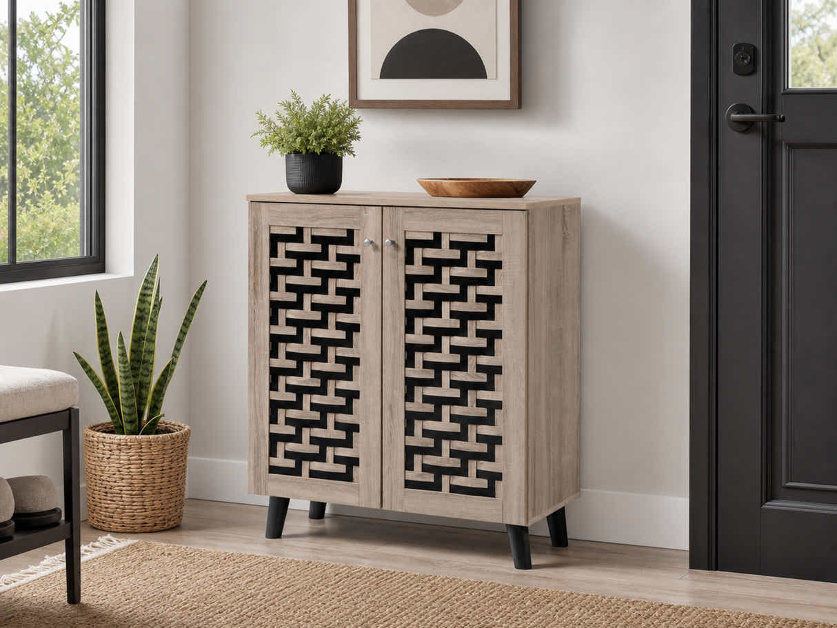 Iris 2-Door Shoe Cabinet