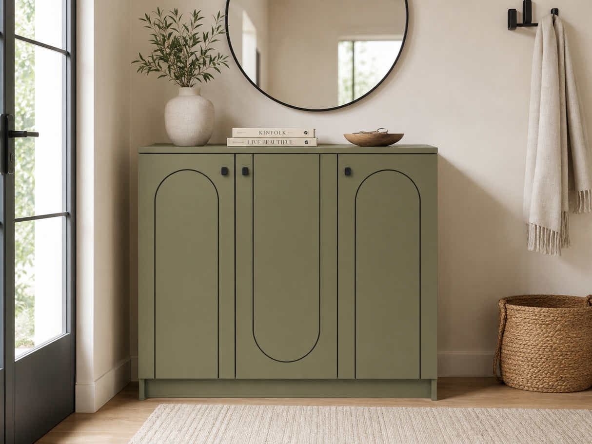 Freesia 3-Door Shoe Cabinet