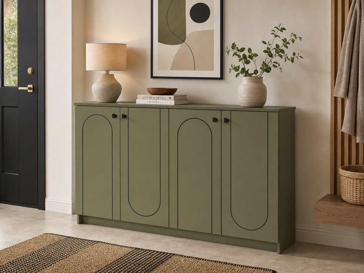 Freesia 4-Door Shoe Cabinet