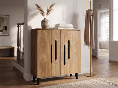 Hydrangea 2-Door Shoe Cabinet