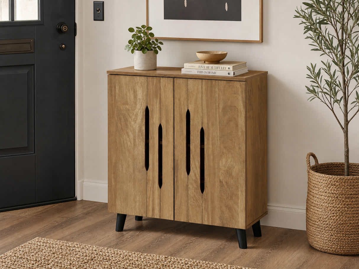 Hydrangea 2-Door Shoe Cabinet