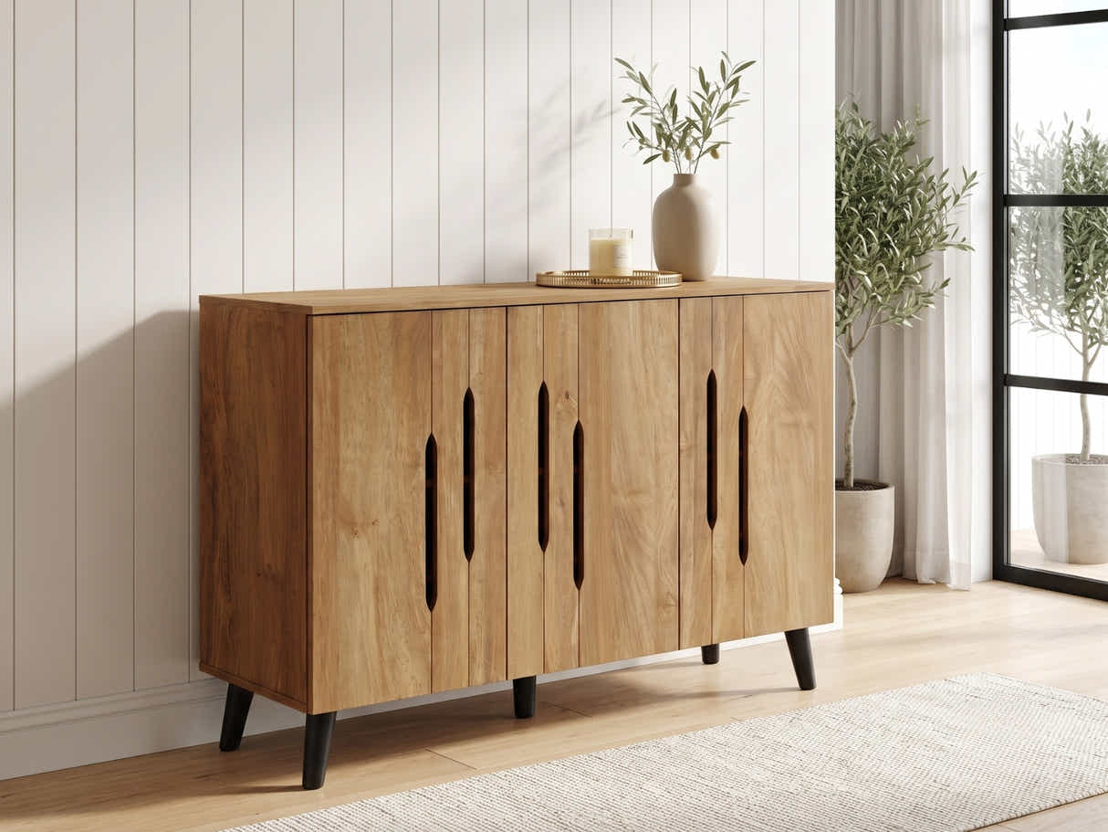 Hydrangea 3-Door Shoe Cabinet